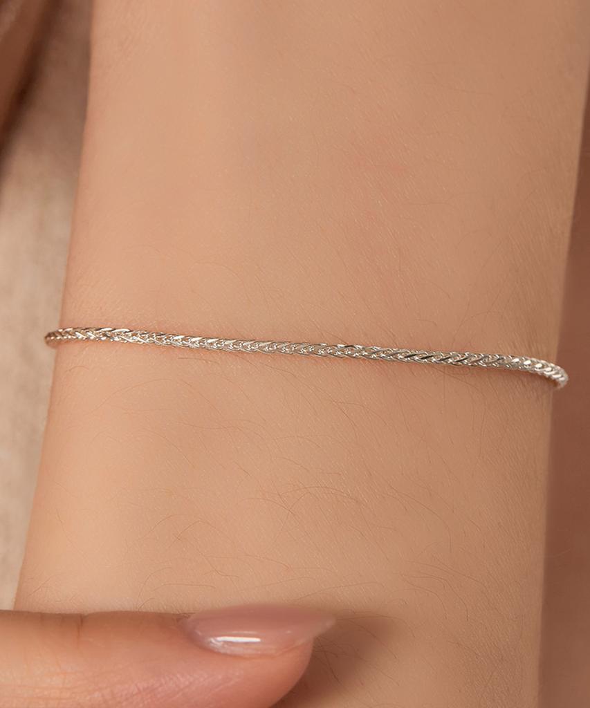 Helene Jewelry Silver 925 Hens Chain Silver Bracelet
