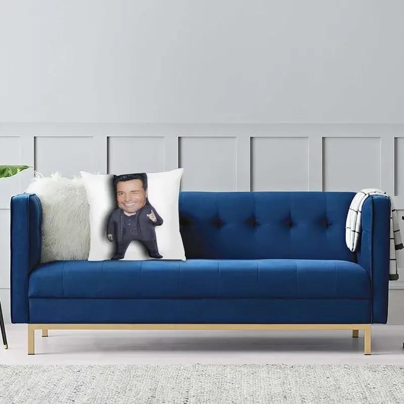 Chayanne Chiquito Meme poszewka na poduszkę piosenkarka muzyczna aksamitna nowoczesna poszewka na poduszkę dekoracja wnętrz dwustronny nadruk poduszka na krzesło