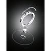 1piece Clear Decor Rhinestone Phone Ring Holder, Round Finger Ring Bracket Metal Finger Ring Buckle 360 Degrees Rotating