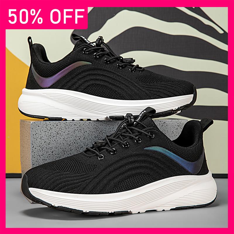 Couple Running Shoes 2026 New Breathable Mesh Cushioning Non-Slip Lace-Up Fashion Outdoor Casual Sports Shoes for Men Women