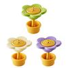Toilet Button Pusher with Aromatherapy Slot Flower Shape Toilet Tank Button Toilet Flush Tank Button Aid Bathroom Decoration