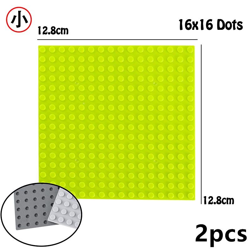 32*32 16x16 Dots Brick Baseplate City Street Road Base Plate Wall Construction 32x16 Building Block Compatible Kid Toys Leduo