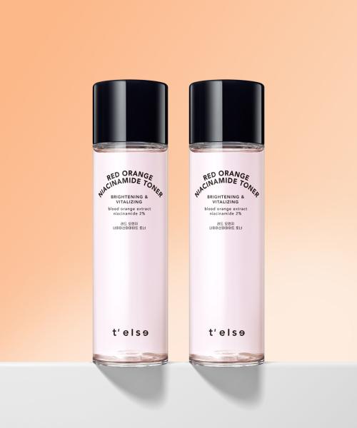 TIEL S Red Orange Niacinamide Toner 150ML X 2pcs NONE