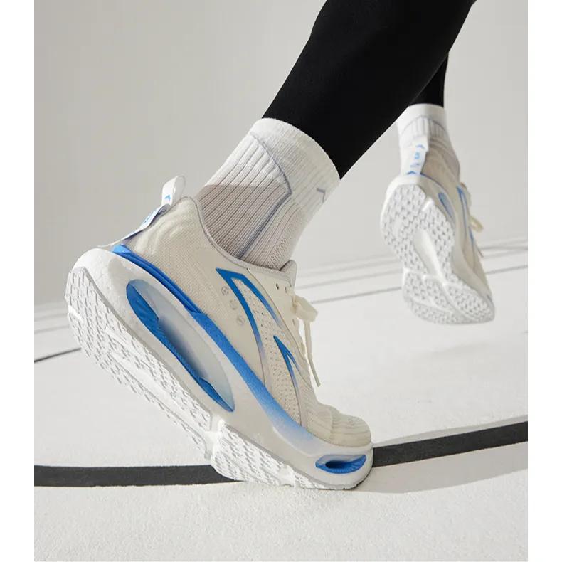 Anta Wormhole Low top Running Shoes Men's White Blue (Unisex) Running Shoes 112435543 1