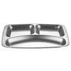 Divided Dinner Tray 3/4/5 Section School Canteen Food Storage Container for Indoor Outdoor Camping Food Tray
