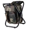 Rucksack Kühler Stuhl Leicht Großes Fassungsvermögen Faltbarer Campinghocker für Reise Strand Wandern Picknick Camouflage