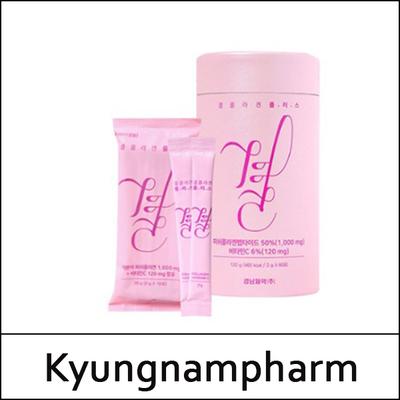[Kyungnampharm][LEMONA] (jh1) Gyeol Collagen Plus 120g 2g * 60ea / Pink / Ohne Box(Fall)
