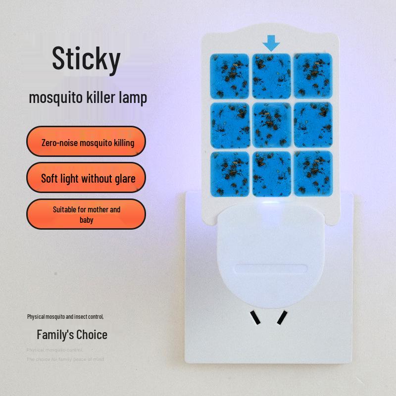 

Sticky Trap Mosquito Killer Lamp: Light Wave Lure for Mosquitoes, Fruit Flies, and Flying Insects. 1 Pack
