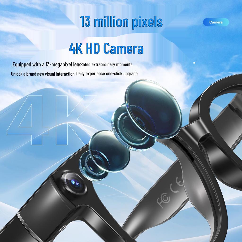New Q1 Smart Glasses: 1300W Photo/Video, Simultaneous Translation, Bluetooth Calls, AI Features