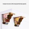 Strong Foldable Table Hinge with Safety Lock Mechanism Rusts Proof Designs Hinges for Indoor Outdoor Furniture Assembly