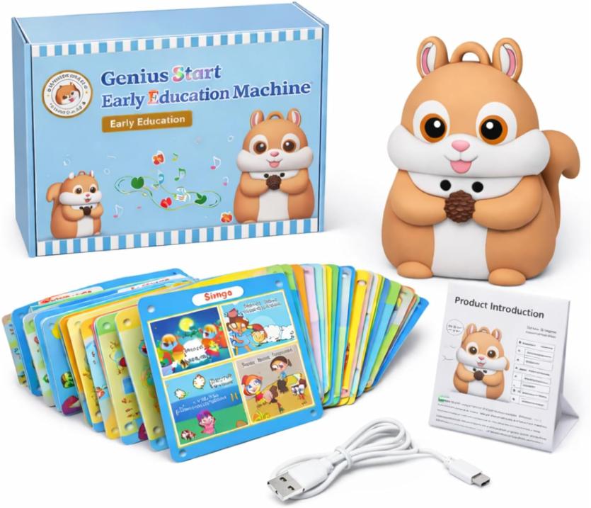 Kids English Learning Reading Pen - Interactive Electronic Toy with Sound Books for Toddlers Preschool Learning - Listen and Learn Educational