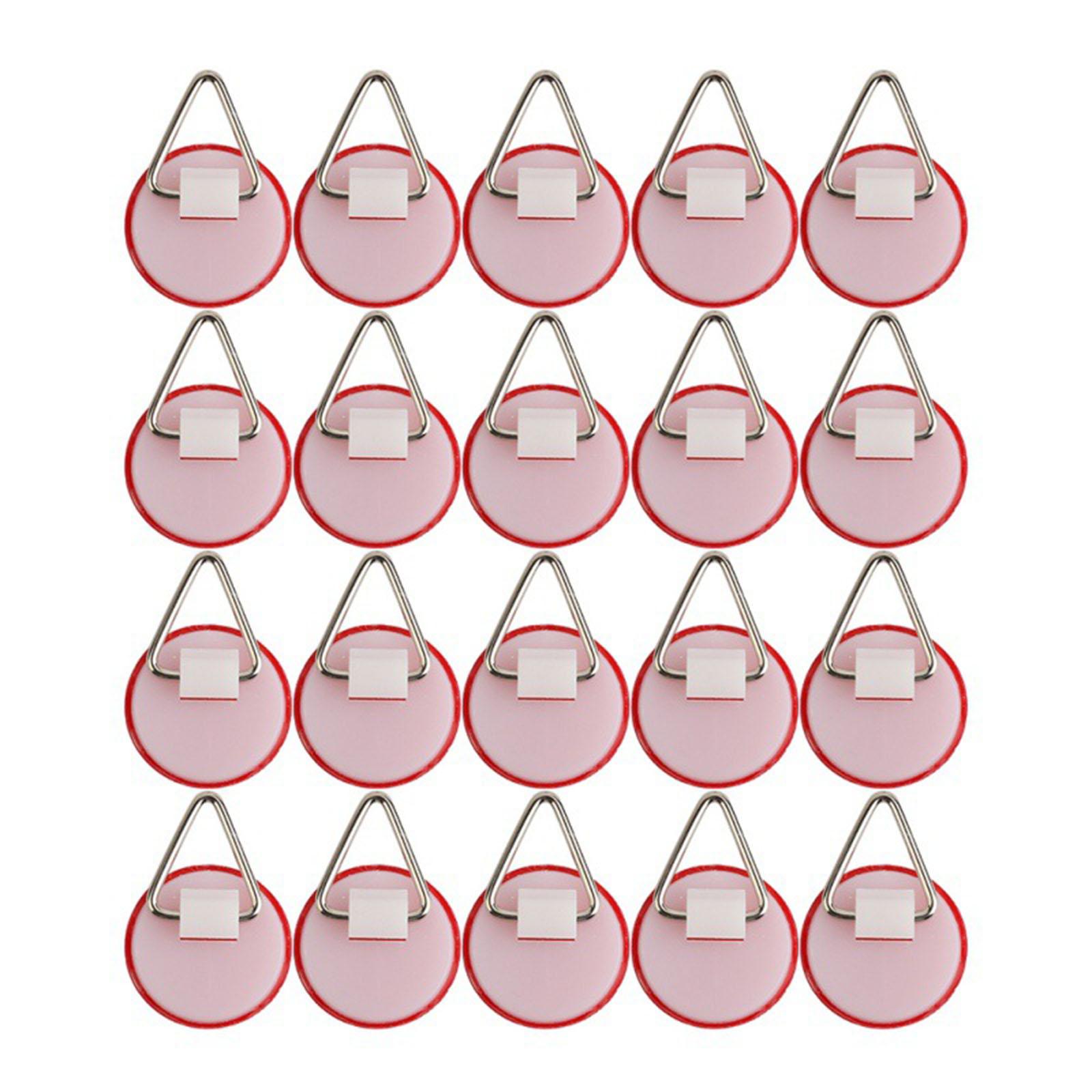

Practical Plate Hangers 20 Pack Disc Plate Hooks Invisible Hooks Secure Plate Hanging Convenient Kitchen Assistant