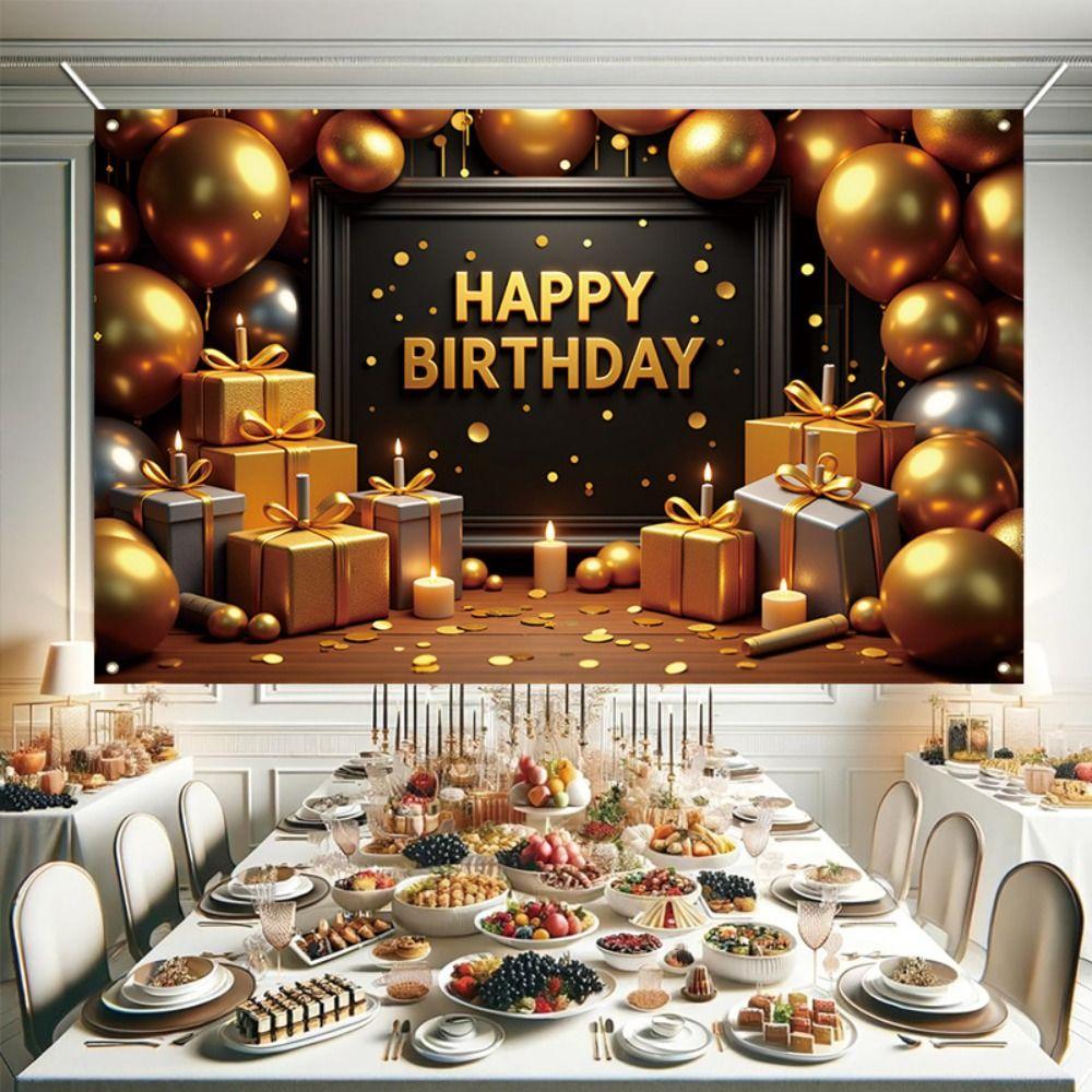 Polyester Birthday Party Background Celebrate Photography Backdrops  Adults Kids