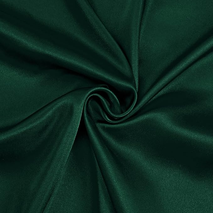 3m/5m Satin Fabric By The Yard Shiny Luxury Metallic Shiny Upholstery Lining Drapery DIY Crafts Soft  for Wedding Decorations