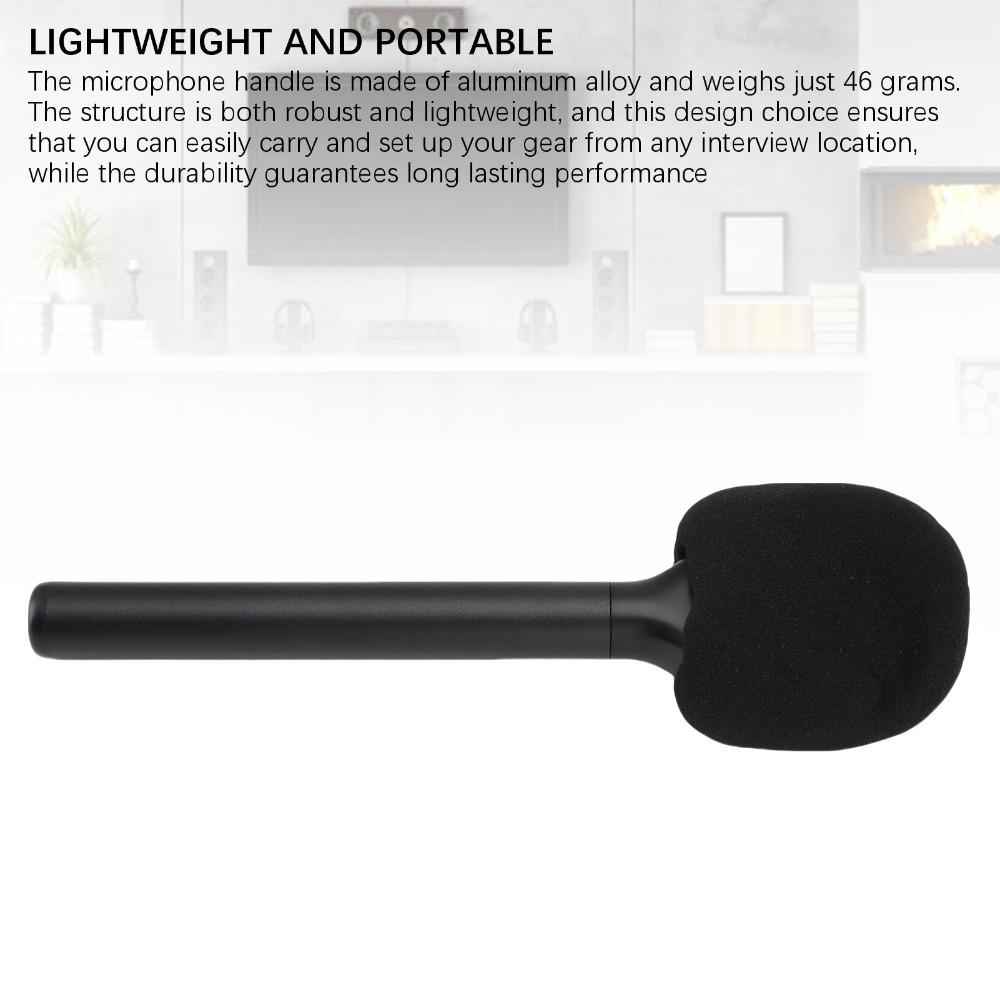 Aluminum Alloy Wireless Microphone Handheld Stick for MIC 1 2 Vlogging Content Creation