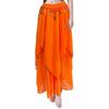 Colorful Middle Eastern Style Dance Skirt Soft Polyester Textile And Elasticized Fit Belly Dance Skirt for Women Girls
