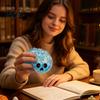 Stress Relief Ball Halloween Bun Squeeze Ball, Slow Rising Toy with Steamer, Soft Creative Gifts for Sensory Fidget Cute Ghost Faces, Decompression