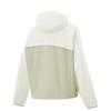 Li-Ning Fitness Series Sport Leisure Simple Color Block Hooded Zip-Up Sweatshirt Women Sweatshirt Off-White AWDU934-4