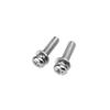 304 Stainless Steel Phillips Round Head Screw with Flat Washer M3/M4/M5/M6