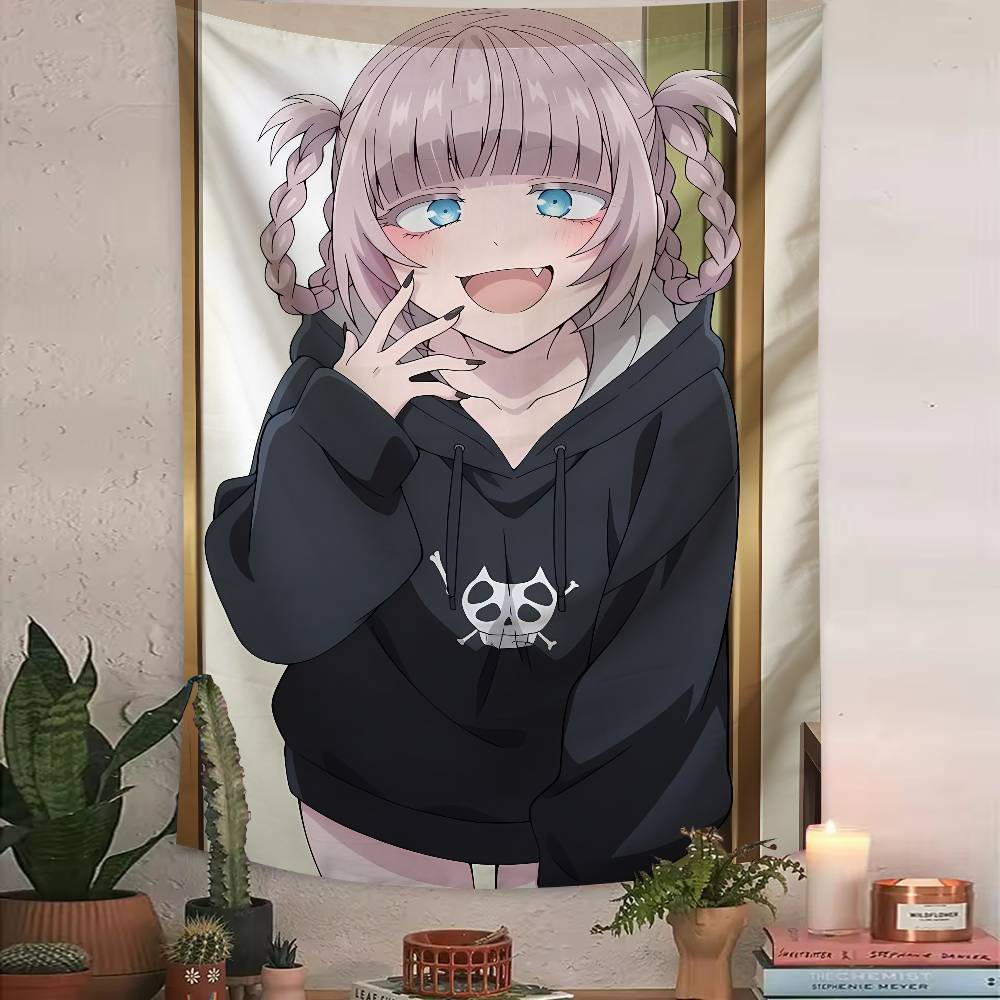 Kawaii Nazuna Nanakusa Tapestry Bedroom Cute Anime Call of Night Modern Young People Style Dorm Theme Room Decor