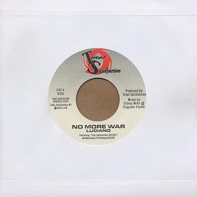 Płyta 7-calowa LUCIANO - No More War TS010 Total Satisfact 2003 Jamajka Reggae, Ska & Dub Używana