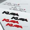 BLFE6 3D Car Styling For Ford Kuga Letter Emblem ST MK2 MK3 Badge Metal Stickers Rear Trunk Decals Auto Accessories