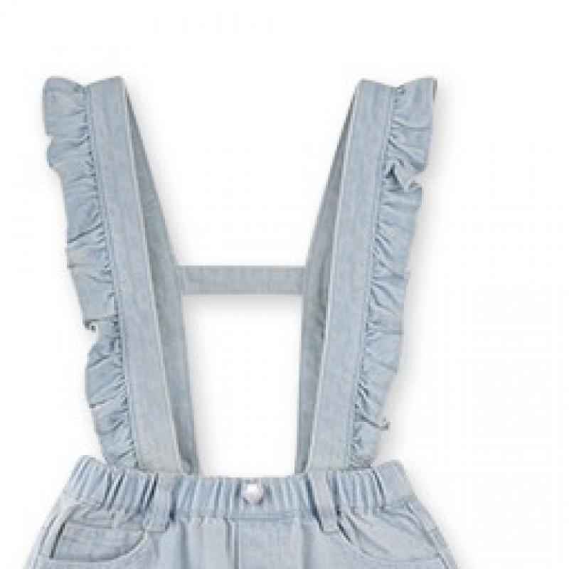 [lilypuri] Rüschen-Overalls 4-teilige Hose 2-farbig 