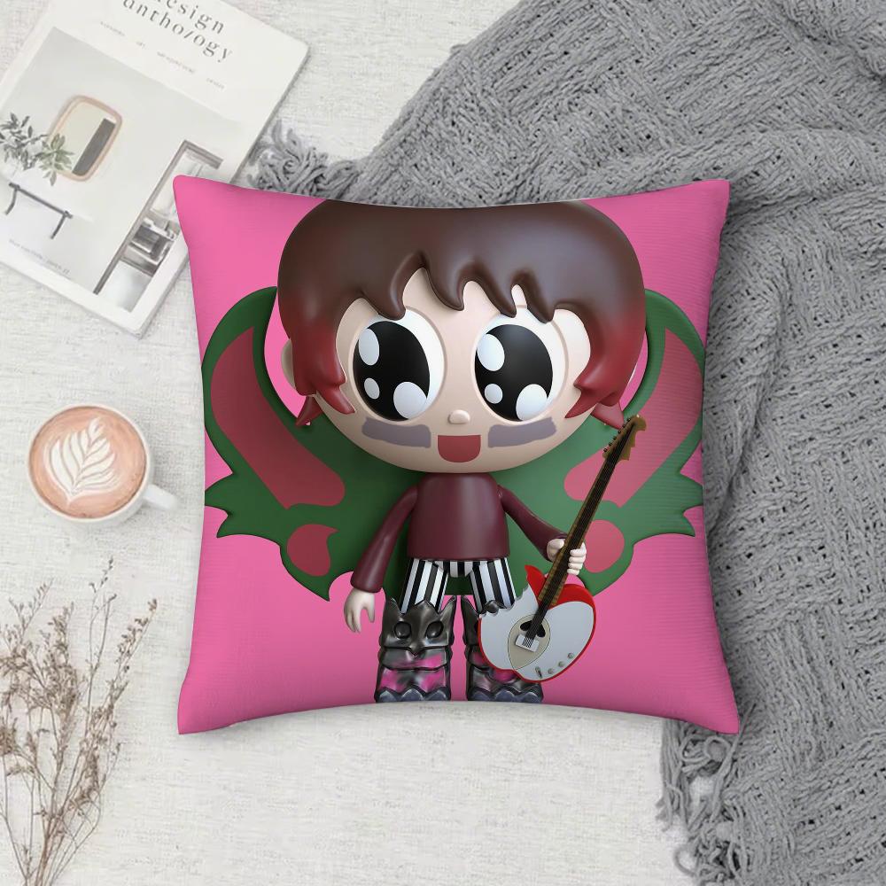 Singer P-Porter Robinson Smile! D Pillow Case Cover Square Sofa with for pattern comfortable cushionsuitable of room 12x12Inch