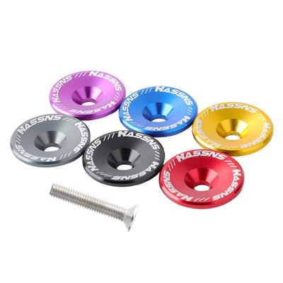 Bicycles Headset Caps Road Bike Stem Headset Top Caps Cover Bike Stem Cover with Screw for 31.8mm Fork Head Tube