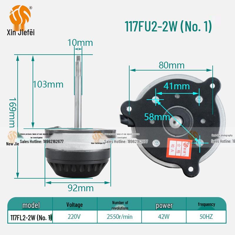 

117FLJ2-2W Centrifugal Fan with External Rotor, Copper Core, Silent Industrial Heat Dissipation for Aging Boxes