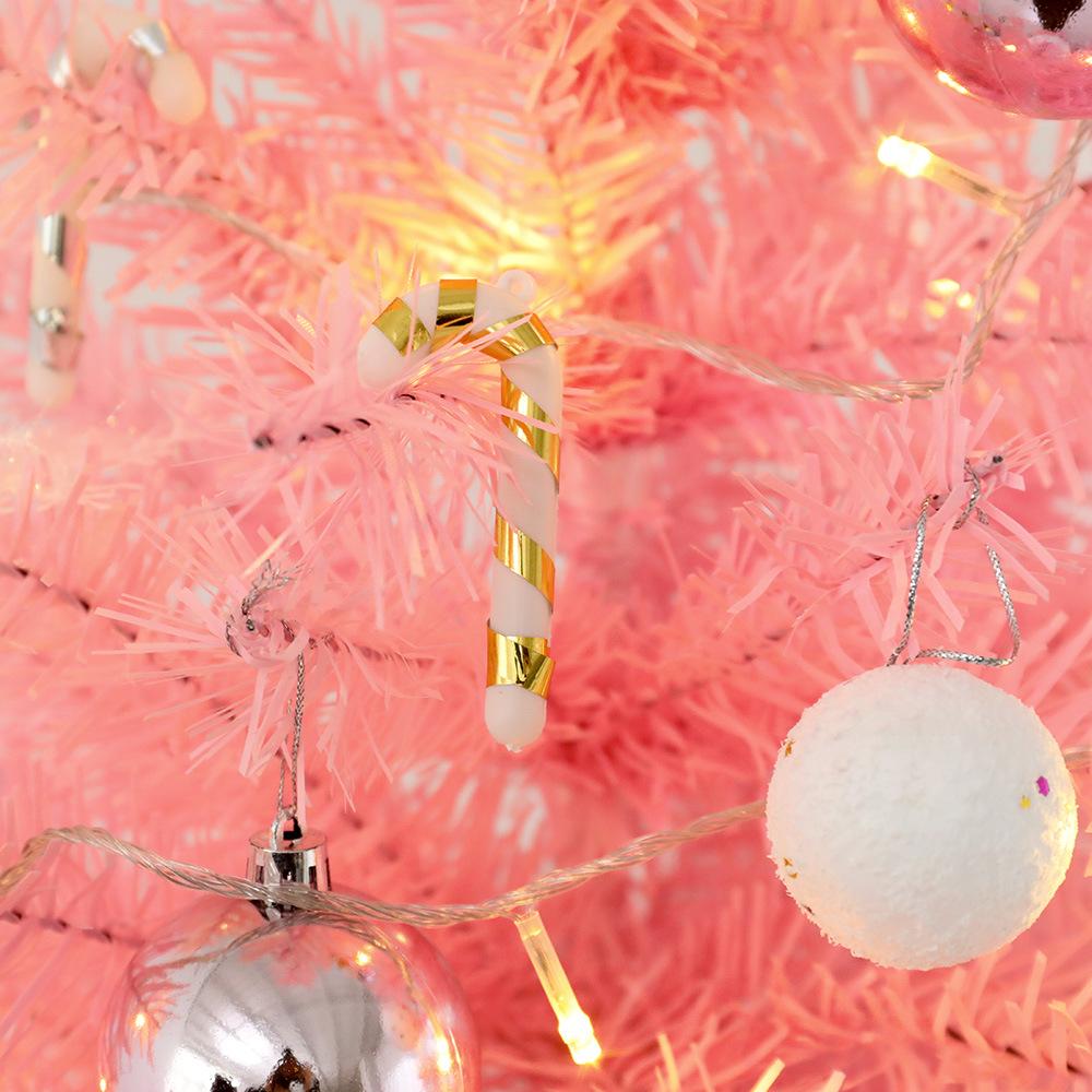 Pink Christmas Tree Decoration Set: 1.5/1.8/2.1 Meter Ornaments for Shopping Malls