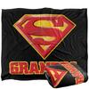 Superman Grandpa Logo Blanket