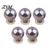 Quick Fix Buttons for Sewing 5Pcs Fake Pearl Clothing, Removable Decorative Brooch Pins, No Clothing Sew Safety Pins Shirt Neckline Embellishment,