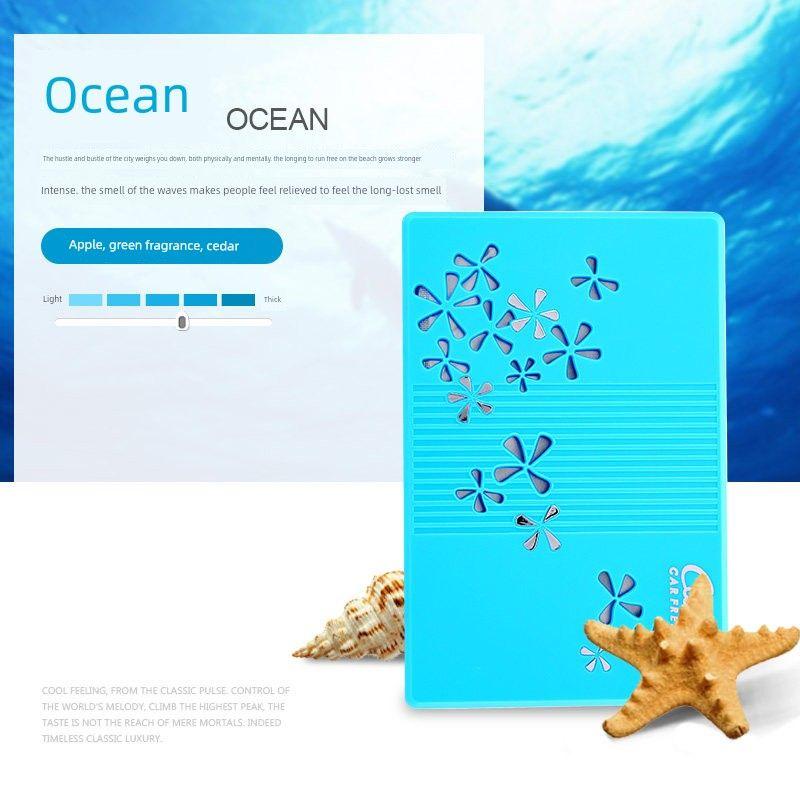 

Xiangbainian Car Fragrance for In-Car Odor Removal, 2025 New Model, Long-Lasting Scent, High-End Solid Fragrance Balm Fragrant Blue Ocean