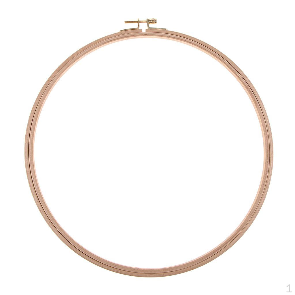 Runda Träbroderibågar Stygn - 13,8 cm