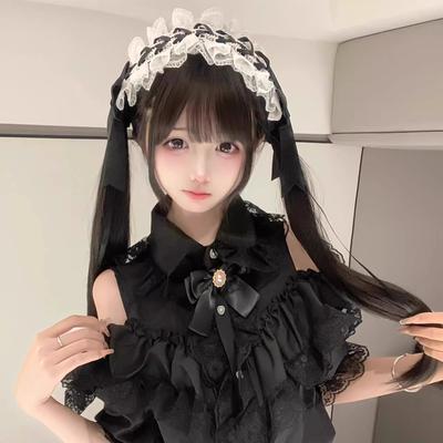 Cute Lolita Anime Hair Accessories: Multi-use Bow Clips & Cat Ears Headband for Women