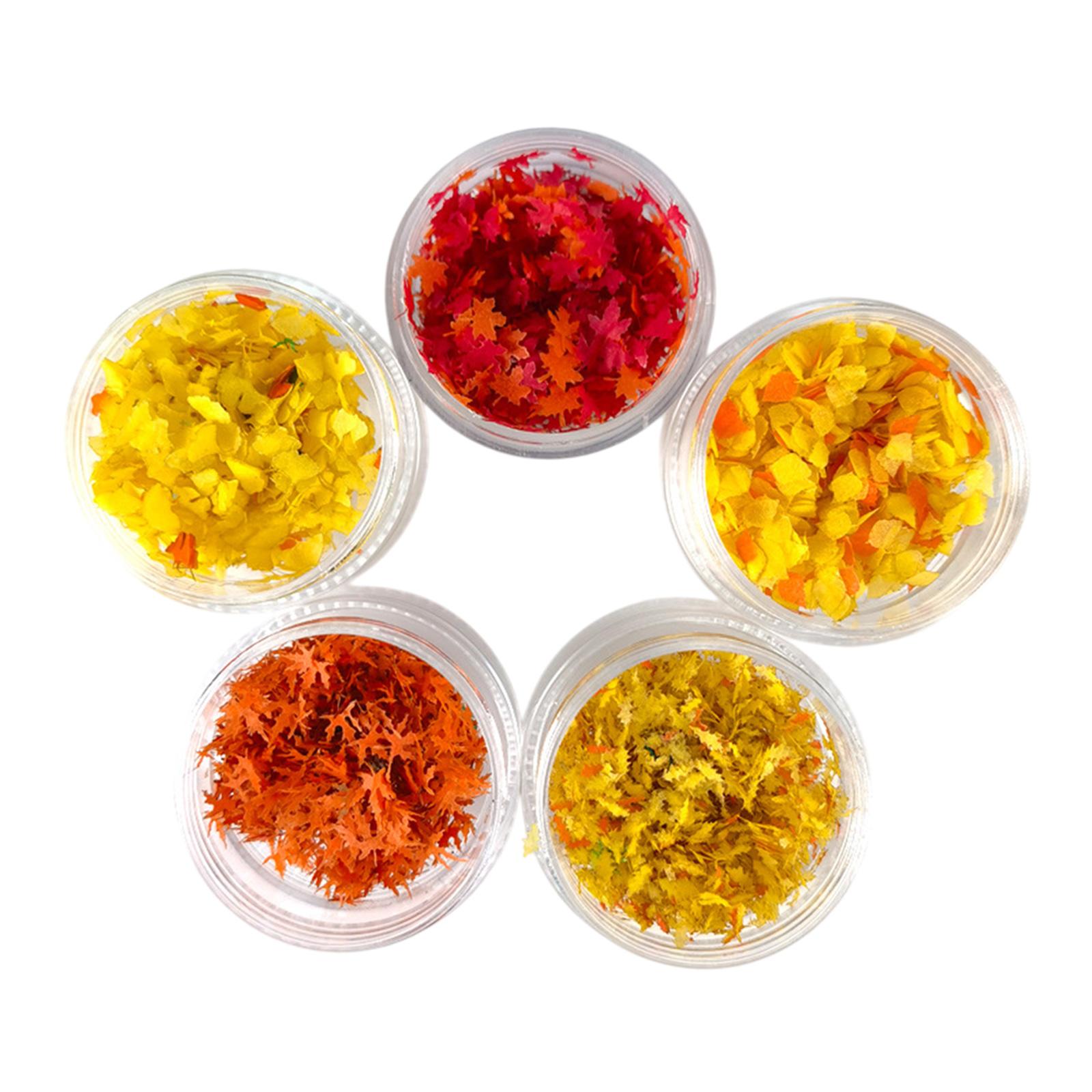 

5 Pieces Simulation Leaves Realistic Miniature Leaves Practical Decor Leaves