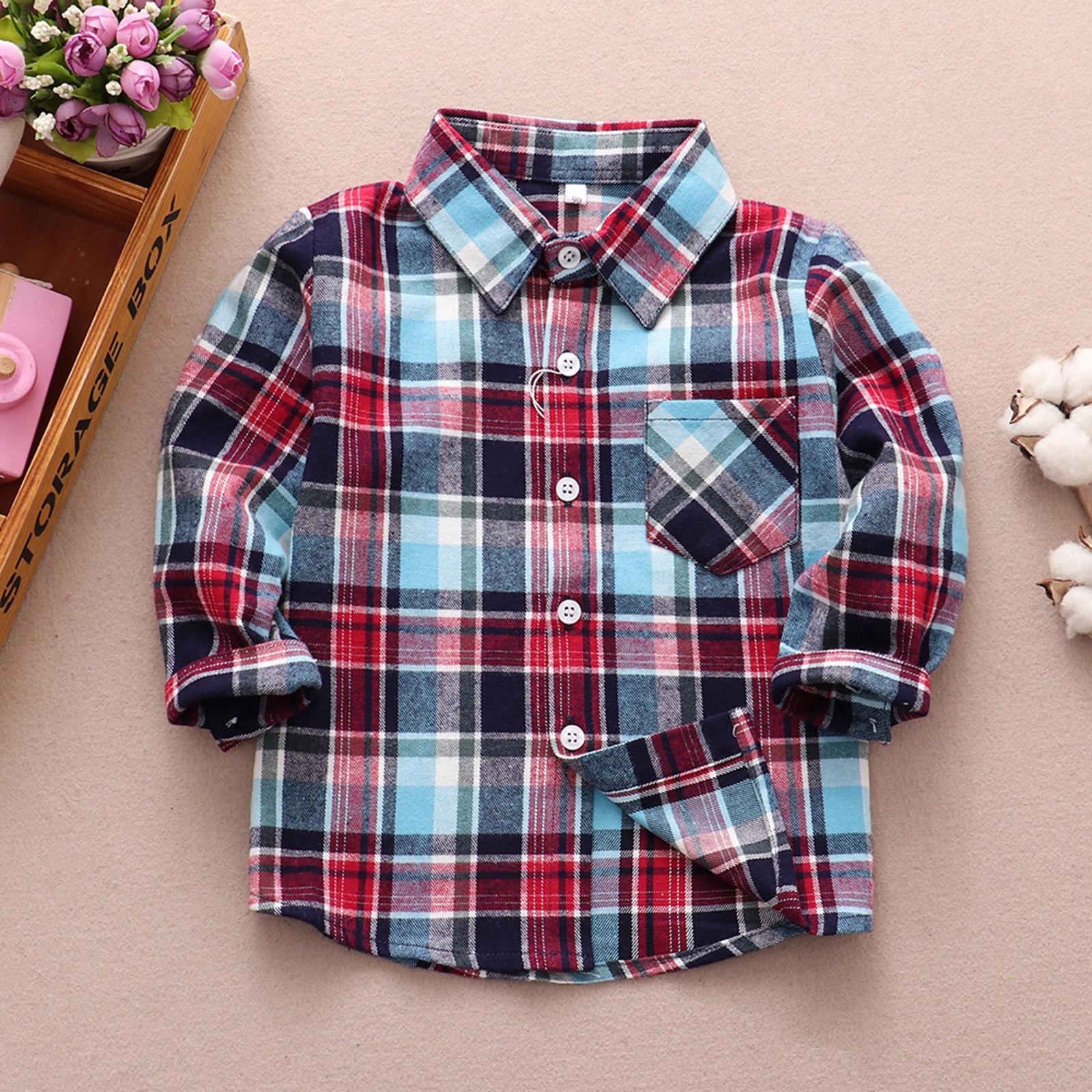 

Хлопковая куртка, детские клетчатые рубашки, рубашка на пуговицах с длинными рукавами, верхняя одежда 150 циан