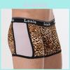 Premium Quality Men Briefs Boxers Featuring Stylish Leopard Print Comfortable Underwear