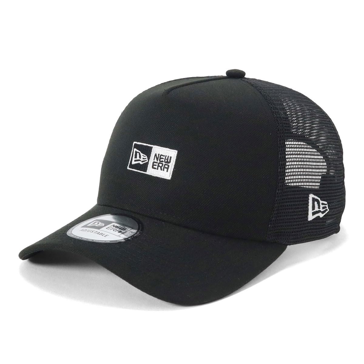 

New Era 9Forty Trucker Box Logo Mesh Exclusive to Free Shipping A-Frame Cap, Black, ONSPOTZ, чёрный