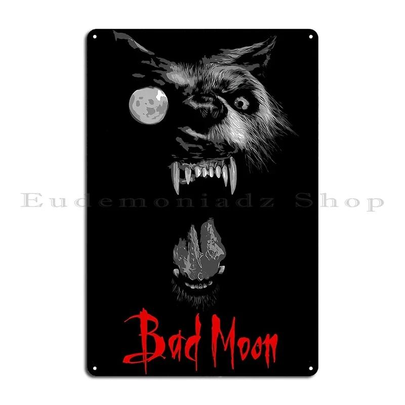 An American Werewolf In London John Landis Horror Classic Metal Plaque Personalized Club Wall Decor Designing Tin Sign Poster
