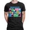 Shoegaze Gitarrenpedal T-Shirt Herren Reine Baumwolle Vintage T-Shirts Rundhals T-Shirt Kurzarm Oberteile Geschenkidee
