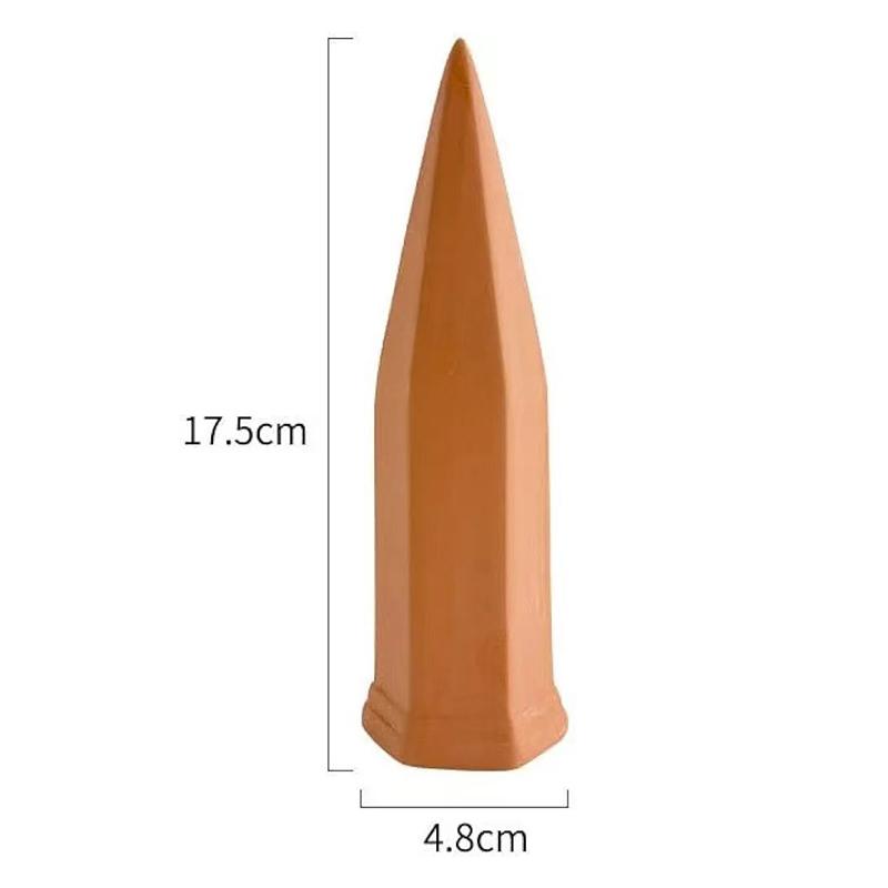 

1Pc Self-Watering Stake Terracotta Automatic Plant Waterer Device Auto-Water Irrigation System Seepage Device For Indoor/Outdoor