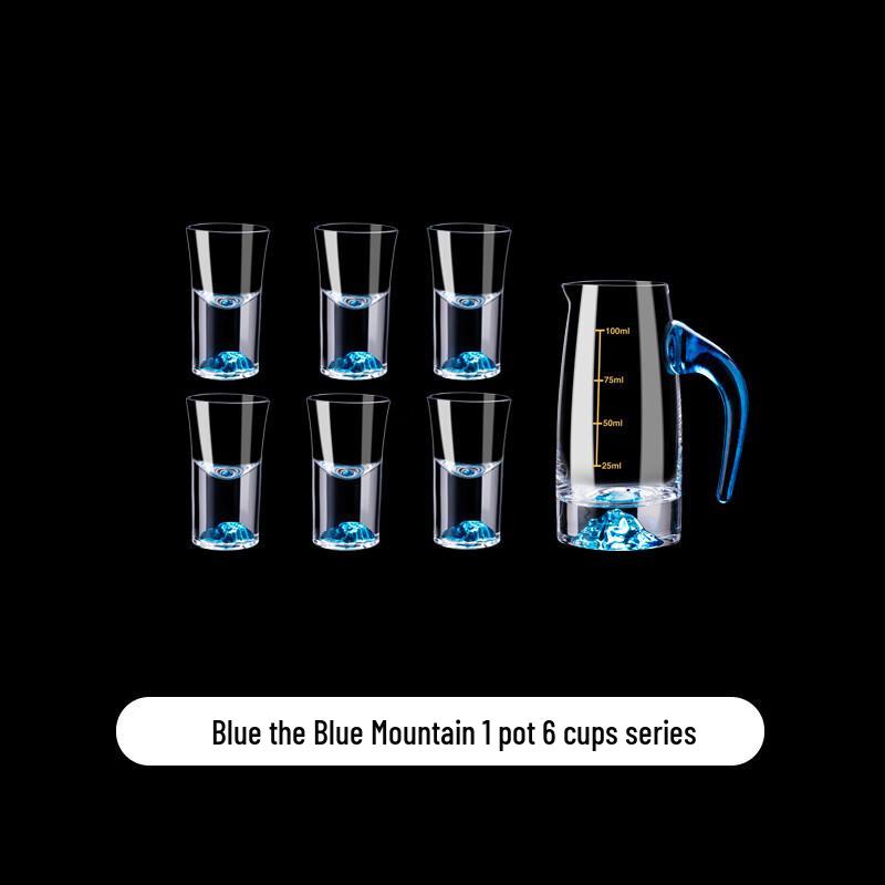 

Blue Mountain Glass Baijiu Set