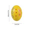 6 Pack Wooden Shake Egg Easter Egg Percussion Instrument Interesting Music Shake Eggs for Party Easter Gift Musical Egg