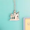 Halloween Pumpkin Witch Ghost Wooden Ornament Pendant for Festival Decoration