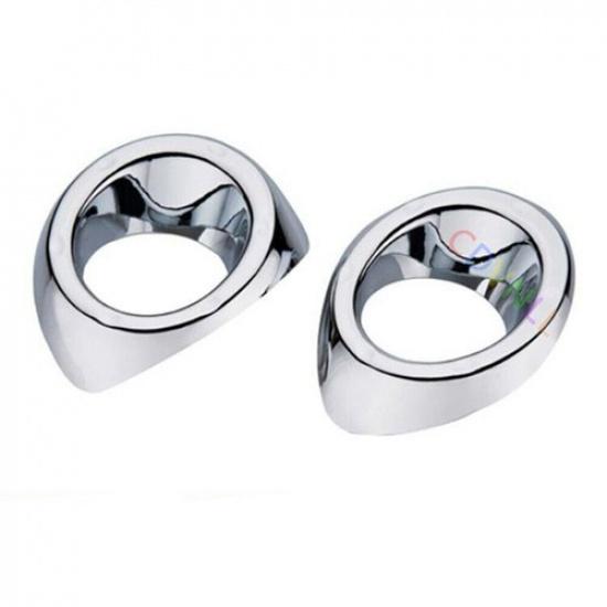 Chrome Rear Fog Light Lamp Cover Trim For Toyota Highlander 2008-2010