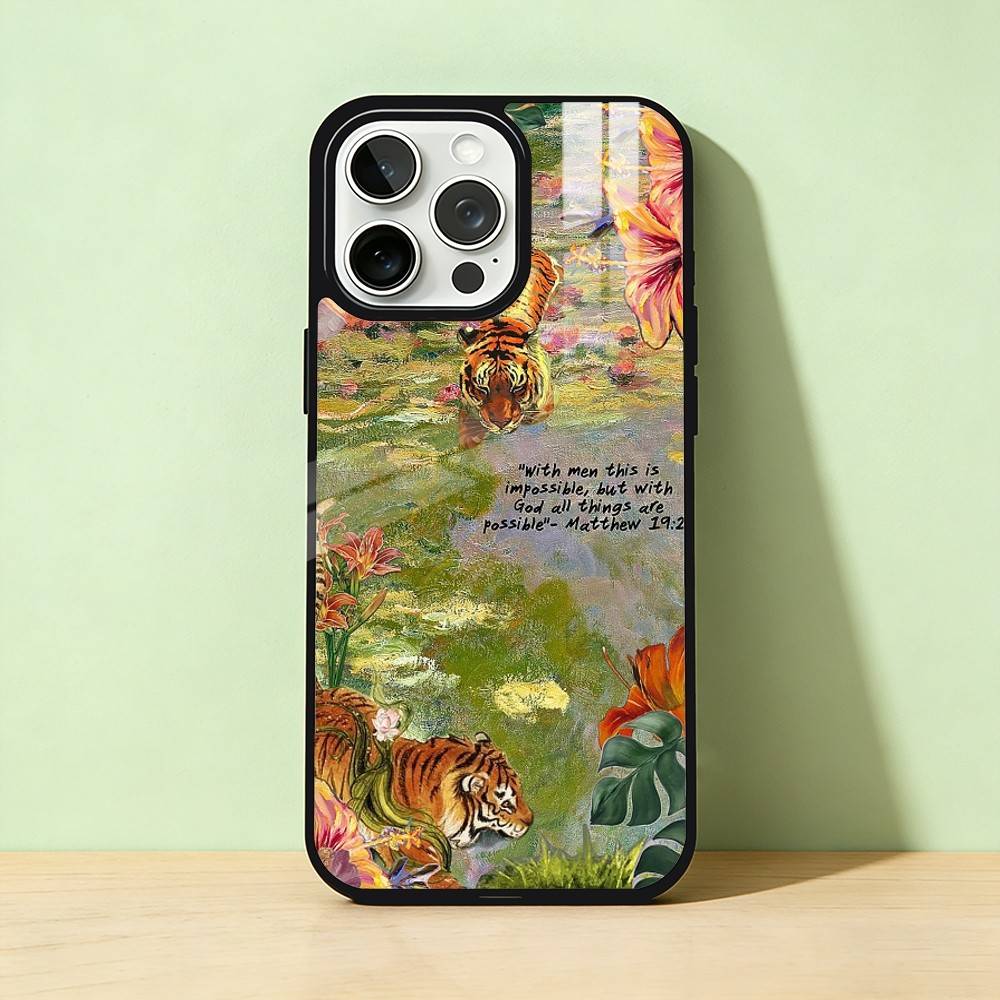 

AAA tiger poster Phone Case For iPhone 17,16,15,14,13,12,11,Pro Max,Plus Candy Silver Cover iPhone12PRO