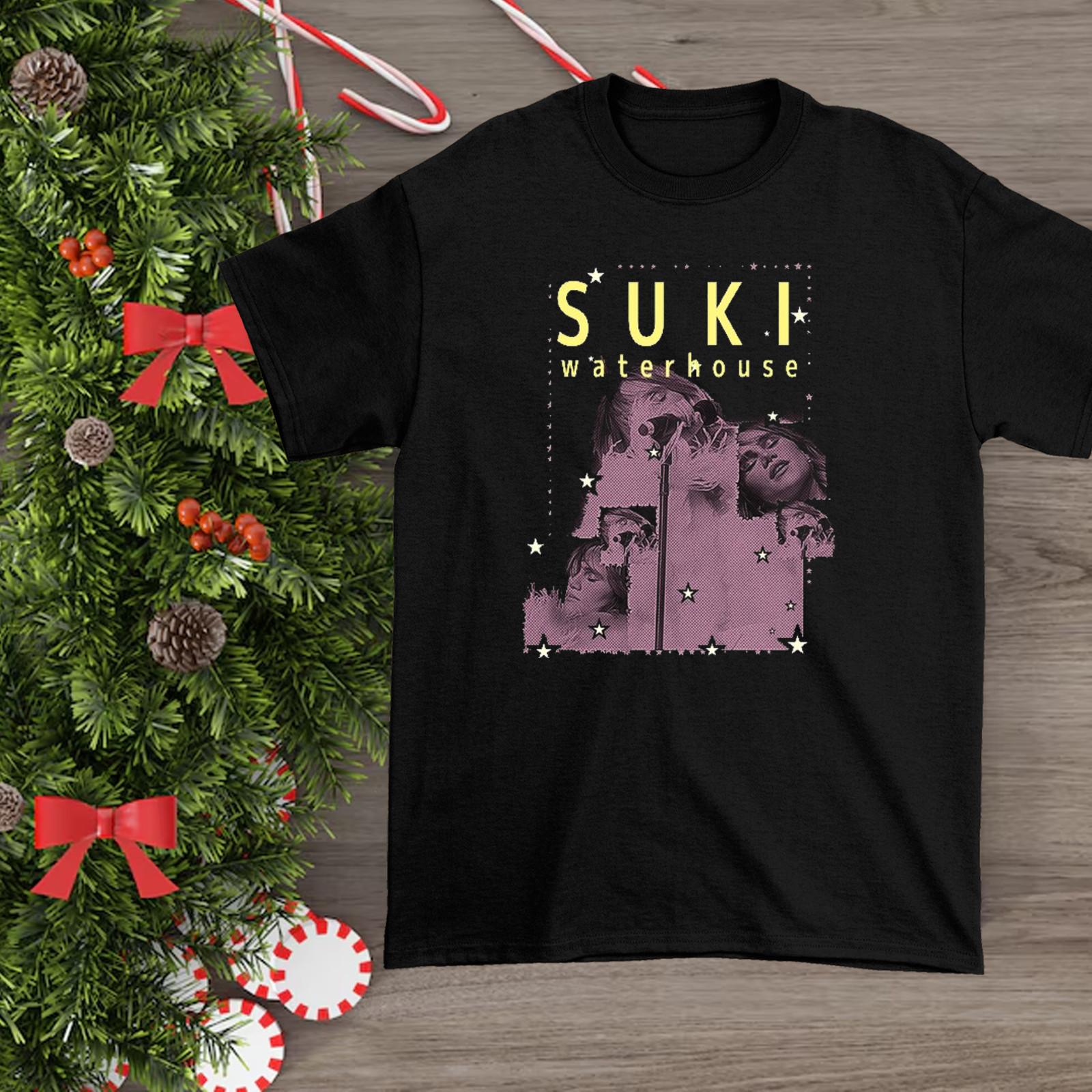 Suki Waterhouse Black Cotton Shirt All size S-5XL Xmas Gift CS202 XXXL