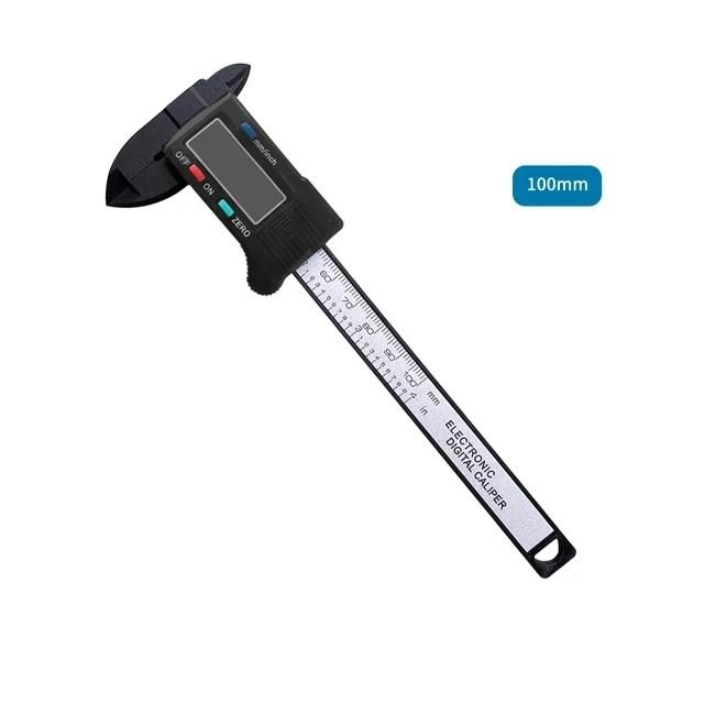 Electronic Digital Caliper Carbon Fiber Dial Vernier Caliper Gauge Micrometer Measuring Tool Digital Ruler 150mm 100mm